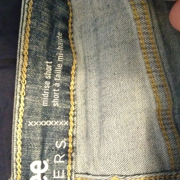 Lee riders women's blue jeans short Sz 10 Medium - Picture 6 of 17